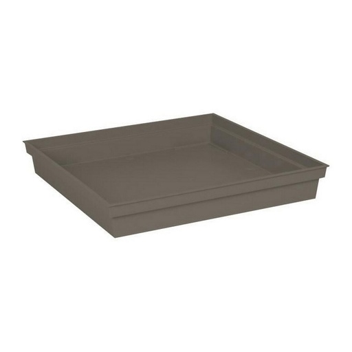 [S7148655] Flower Pot Dish EDA Tuscany Squared Taupe 40 cm 40 x 40 x 5,9 cm