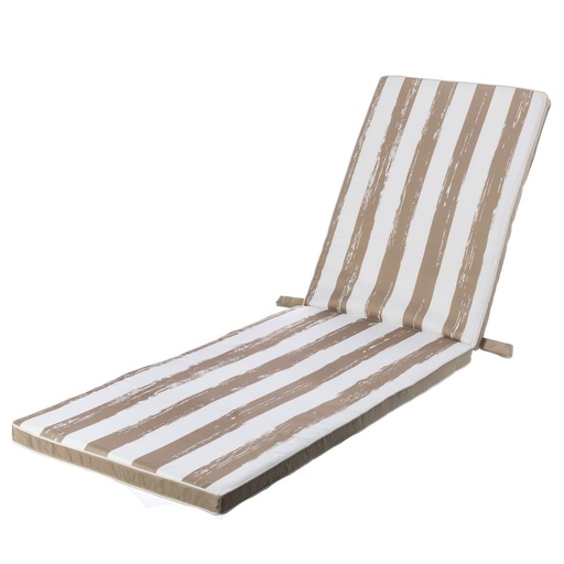 [S8700033] Cushion for lounger 190 x 55 x 4 cm Beige
