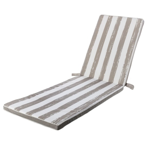 [S8700023] Cushion for lounger 190 x 55 x 4 cm Grey