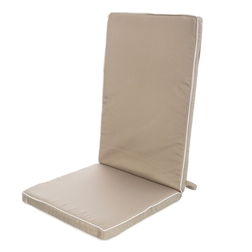 [S8700002] Chair cushion 123 x 48 x 4 cm Taupe