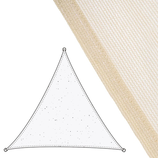 [S8700292] Shade Sail Vela sombreo Beige 3,5 x 3,5 m 350 x 350 x 0,5 cm Awning