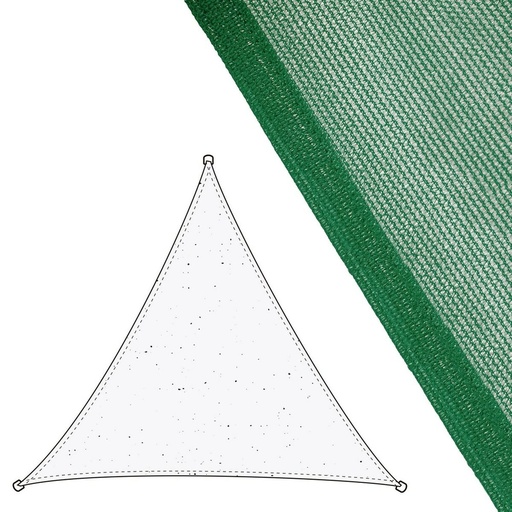 [S8700158] Shade Sail Vela sombreo Green 3,5 x 3,5 m 350 x 350 x 0,5 cm Awning