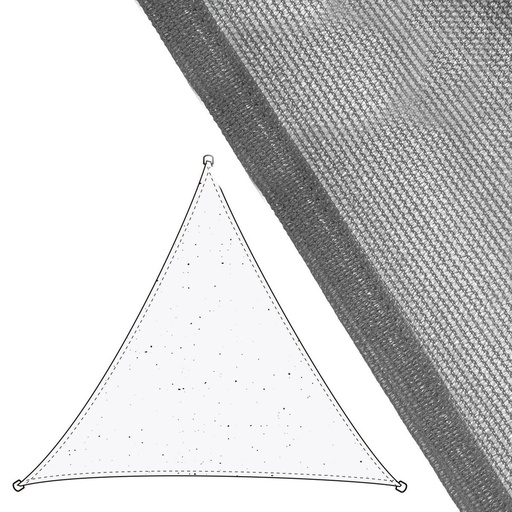 [S8700139] Shade Sail Vela sombreo Grey 5 x 5 m 500 x 500 x 0,5 cm Awning