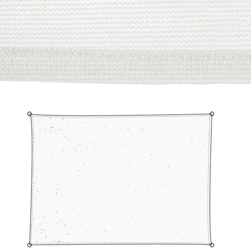 [S8700121] Shade Sail Vela sombreo White 3 x 4 m 300 x 400 x 0,5 cm Awning