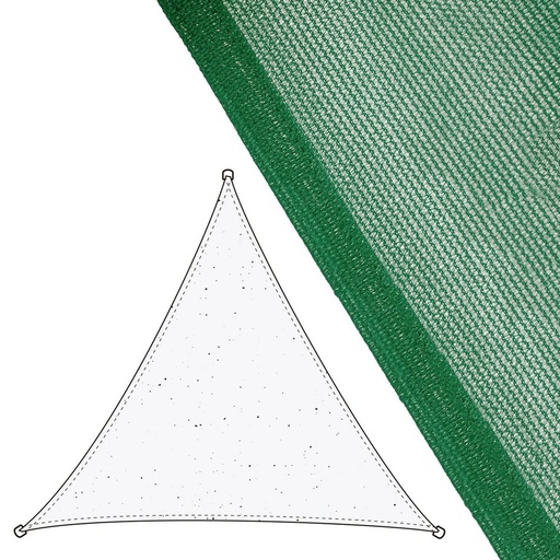 [S8700130] Shade Sail Vela sombreo Green 500 x 500 x 0,5 cm Awning