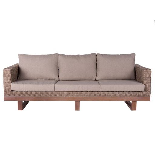 [S8700066] Garden sofa Patsy 220 x 89 x 64,50 cm Wood Rattan
