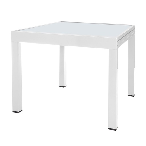 [S8700079] Expandable table Thais 80 x 80 x 74 cm Aluminium