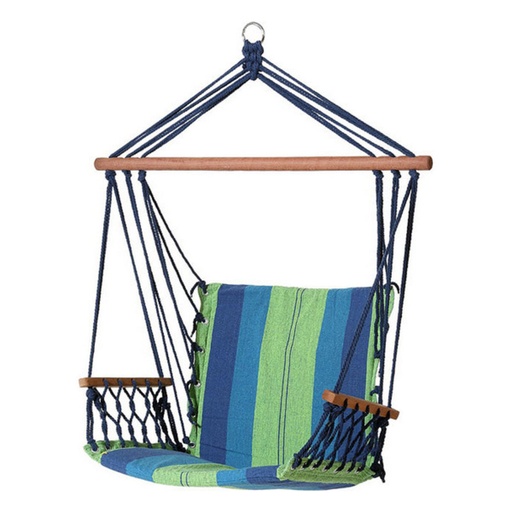 [S1124666] Hammock Multicolour Blue 100 x 50 x 3 cm