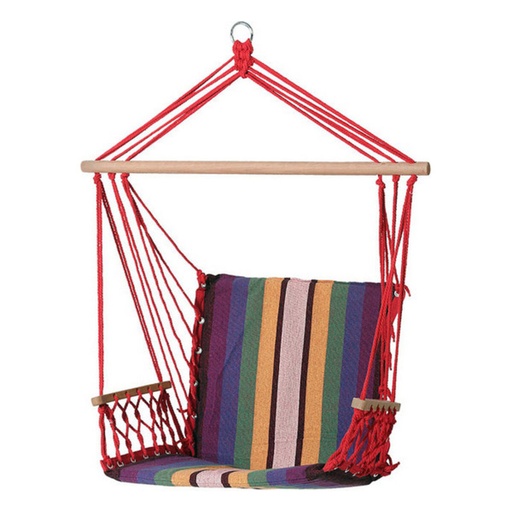 [S1124665] Hammock Multicolour Red 100 x 50 x 3 cm
