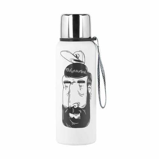 [S6493532] Water bottle Picture Campei White White Natural