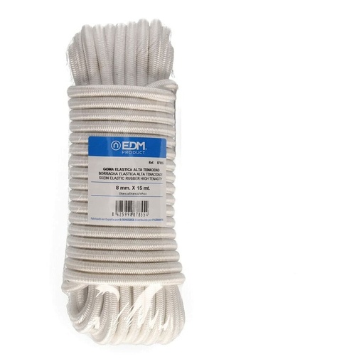 [S7909499] Skein of cable EDM 87855 White Rubber 15 m
