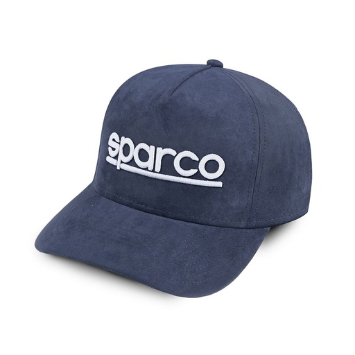 [S3723581] Hat Sparco Suede Navy Blue Blue