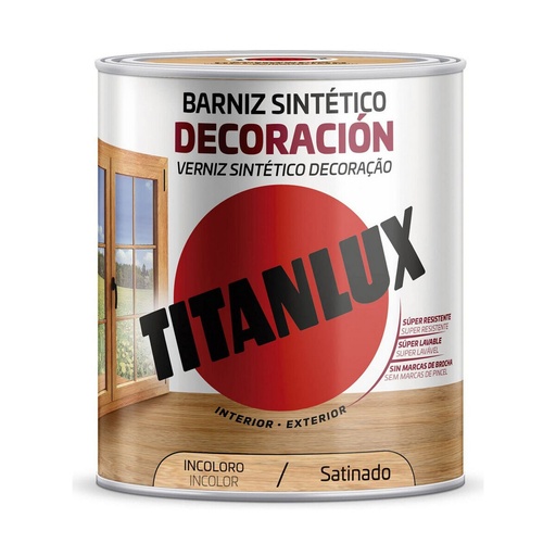 [S7919808] Varnish Titanlux M11100004 Colourless 4 L Satin finish