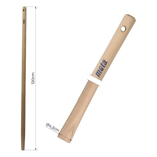 [S7911272] Replacement handle Mota ama1242 Wood 120 x 4,2 cm