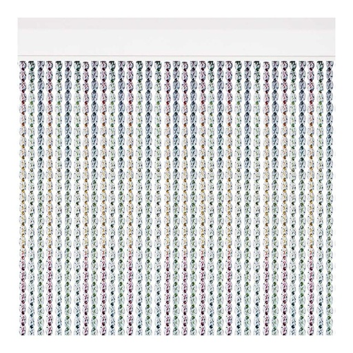 [S7919755] Curtain Acudam Cantabria Doors Multicolour Exterior Silver PVC Aluminium 90 x 210 cm