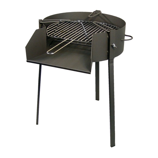 [S7919196] Charcoal Barbecue with Stand Imex el Zorro Grill Circular Black (Ø 60 x 75 cm)