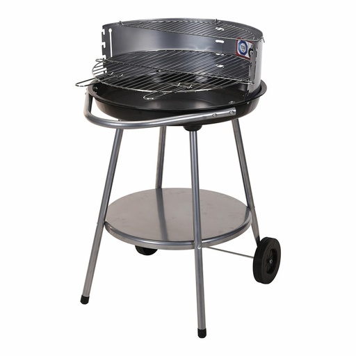 [S7918882] Coal Barbecue with Wheels Grill Black Ø 51 cm