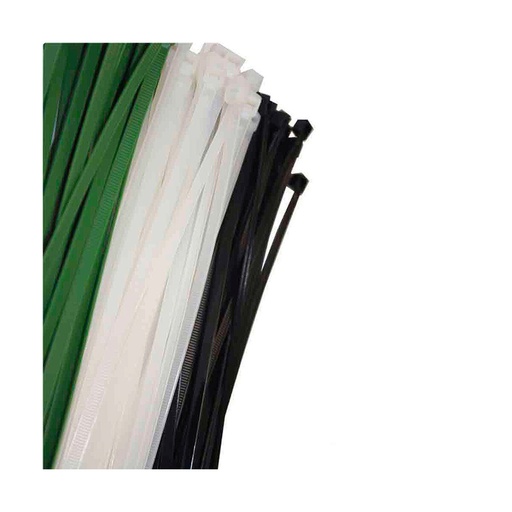 [S7916013] Nylon Cable Ties EDM 48303 White Natural 300 x 4,8 mm (100 Units)