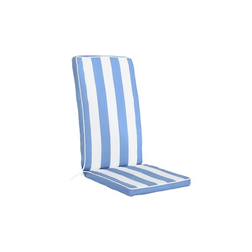 [S3042595] Chair cushion DKD Home Decor White Sky blue 42 x 4 x 115 cm