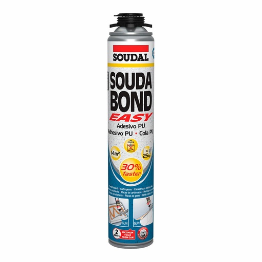 [S7912997] Foam Soudal SoudaBond Easy Polyurethane Gun 750 ml
