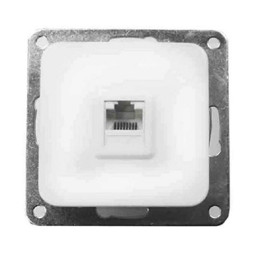 [S7916290] RJ45 Connector EDM 65308 term White Thermoplastic Embedded, built-in 7 x 7 x 4 cm