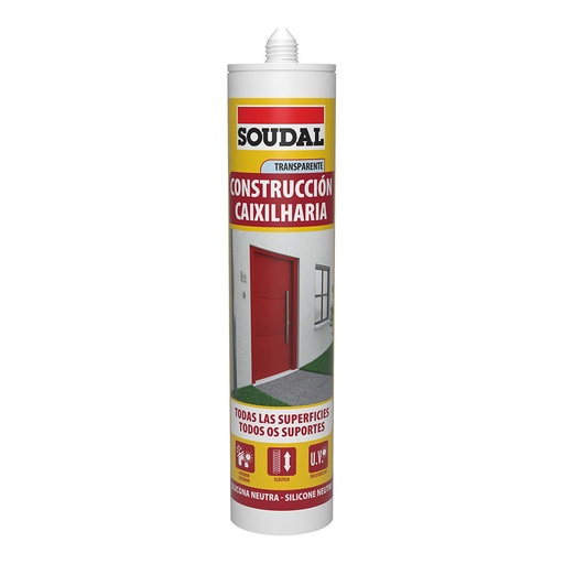 [S7907531] Silicone Soudal 115785 Construction Translucent 290 ml