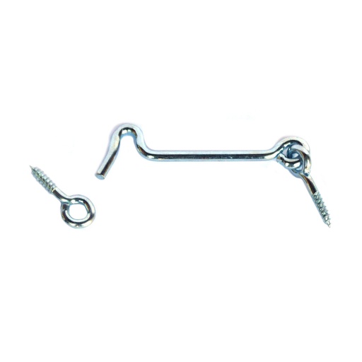 [S7901175] Door latch EDM 85565 Zinc Double 75 mm Screw Eyes (50 Units)