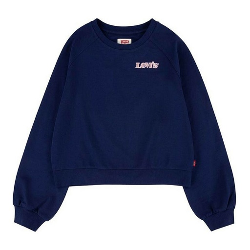 [S6431501] Hoodless Sweatshirt for Girls Levi's Benchwarmer Dark blue