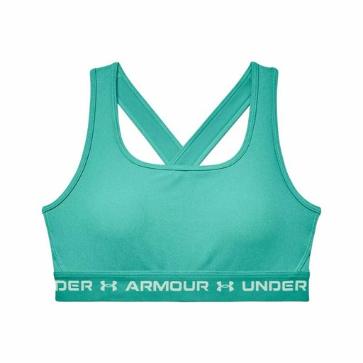 [S6466255] Sports Bra Under Armour  Crossback Mid Aquamarine