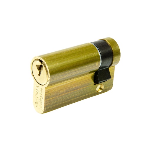 [S7919455] Cylinder Cisa Logo STD 08030.03.0 Brass Medium (50 mm)