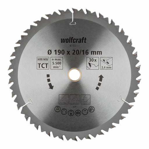 [S7917540] Cutting disc Wolfcraft 6735000