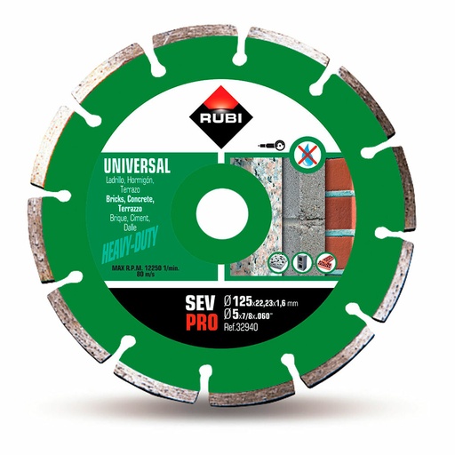 [S7914539] Cutting disc Rubi pro r32940 125 mm