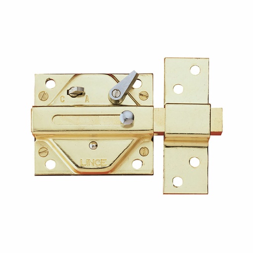 [S7919296] Safety lock Lince 2940-92940hl Brass Iron