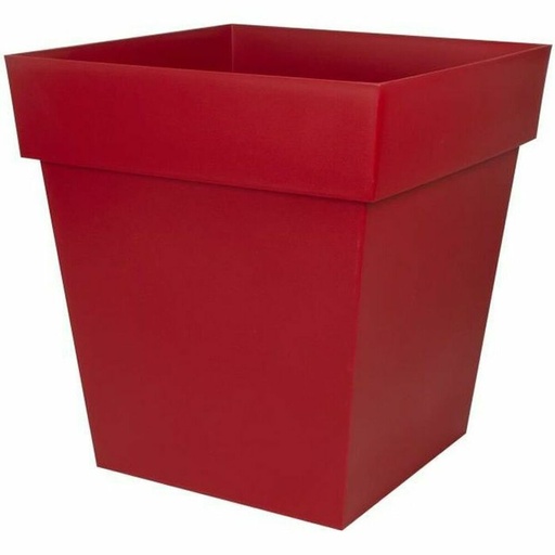 [S7149131] Plant pot EDA Tuscan Red Squared Ø 50 cm