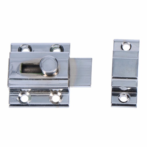 [S7900729] Door bolt EDM 85084 nickel Steel 25 mm 25mm Fastener