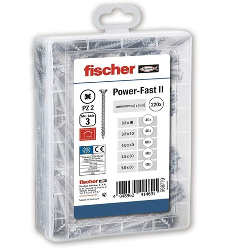 [S7908454] Box of screws Fischer 220 Pieces