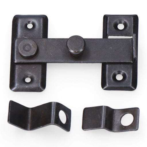 [S7900725] Door latch EDM 85080 Steel Galvanised 8 cm Reversible