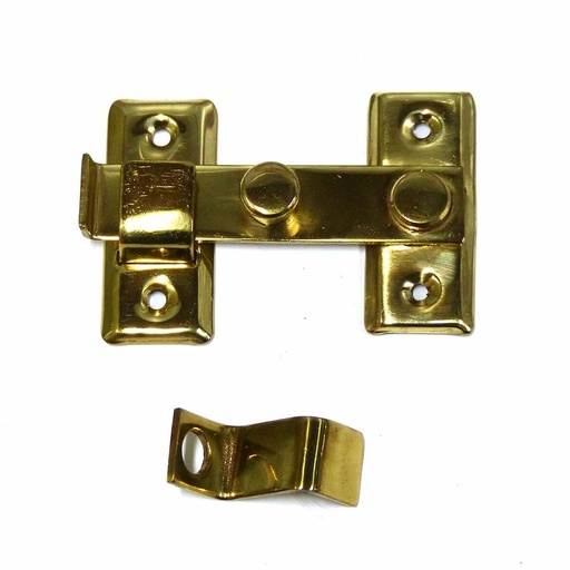 [S7900723] Door latch EDM 85078 Polished brass 8 cm Reversible