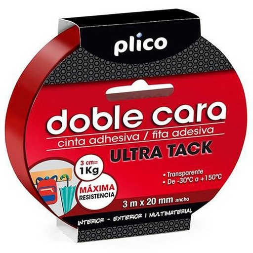 [S8415633] Double Sided Tape PLICO Ultra Tack Transparent