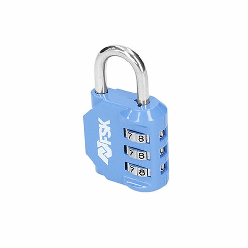 [S6500955] Combination padlock Ferrestock Blue 30 mm (23 mm)