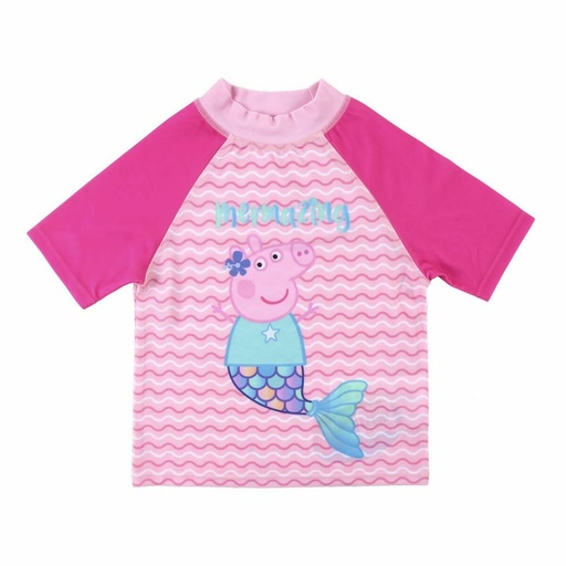 [S0736418] Bathing T-shirt Peppa Pig Pink