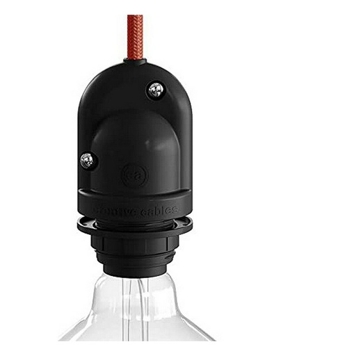 [S7912292] Lamp holder Black E27