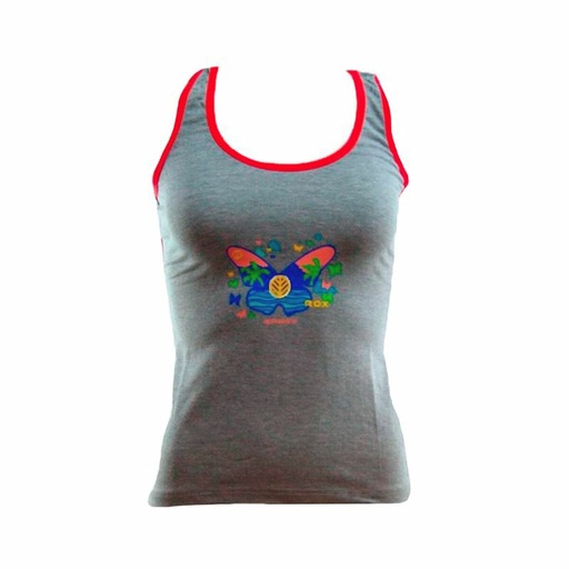 [S6486736] Tank Top Women Rox Butterfly Dark grey