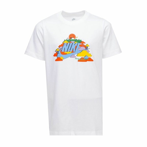 [S6487768] Child's Short Sleeve T-Shirt Nike Happy Cloud White