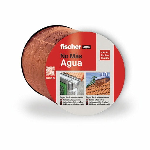 [S7918305] Adhesive Tape Fischer Brown Tile 10 m x 10 cm