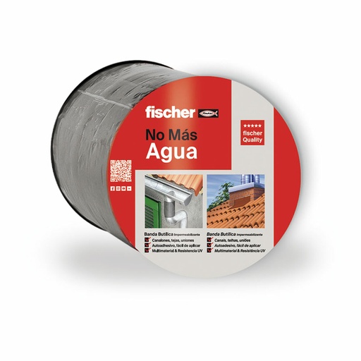 [S7918304] Insulating tape Fischer 10 m x 10 cm Grey