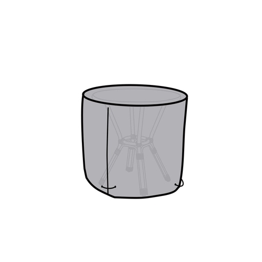 [S3042540] Protective Case DKD Home Decor Table Black Aluminium Dark grey (132 x 132 x 75 cm)