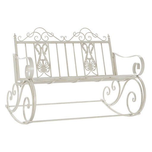 [S3042511] Rocking Chair DKD Home Decor Metal Aluminium White (118 x 90 x 92 cm)