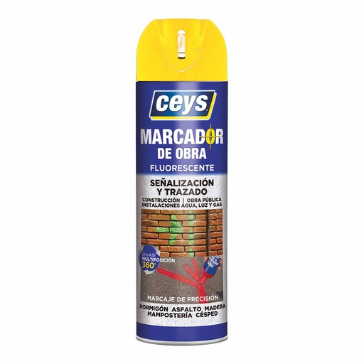 [S7914132] Spray paint Ceys Yellow 500 ml Fluorescent