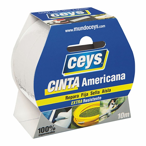 [S7914123] Duct tape Ceys White (10 m x 50 mm)